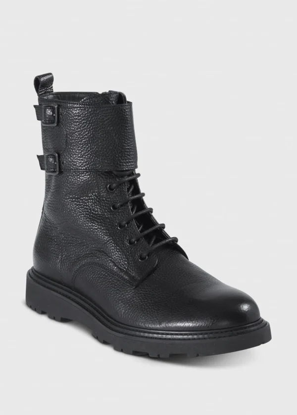 Barton Leather Lace-Up Boot