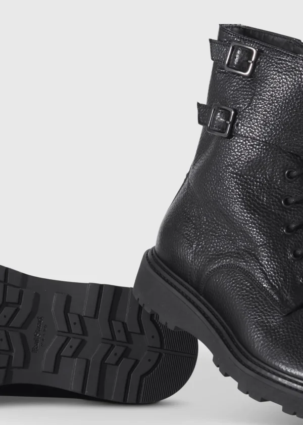 Barton Leather Lace-Up Boot