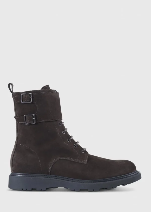 Barton Suede Lace-Up Boot