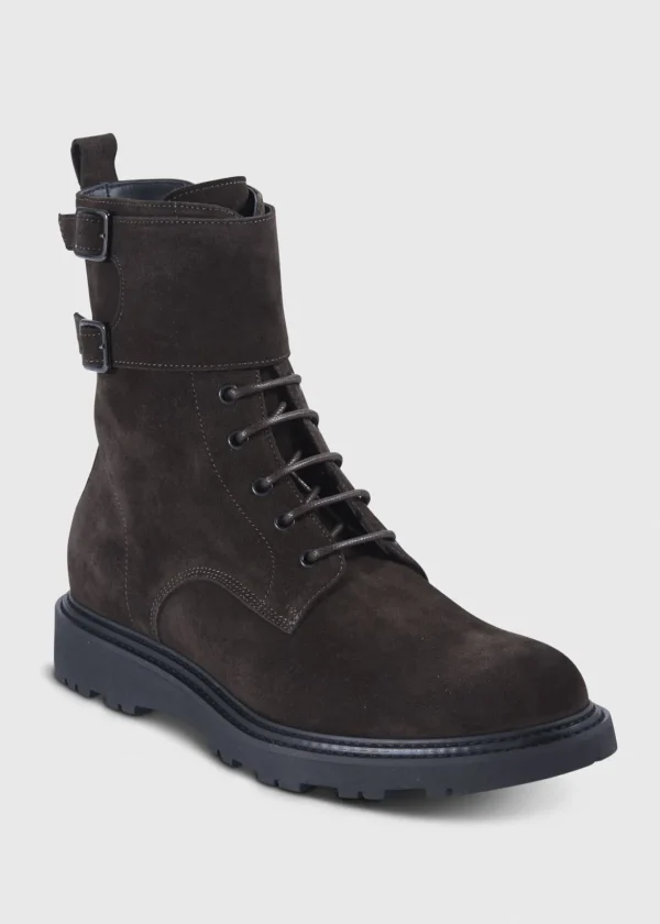 Barton Suede Lace-Up Boot