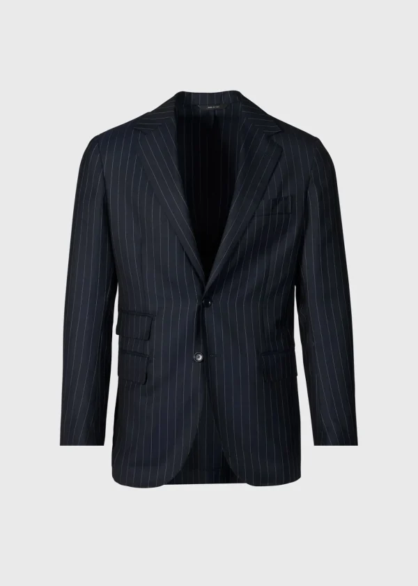 Bead Stripe Wool Suit