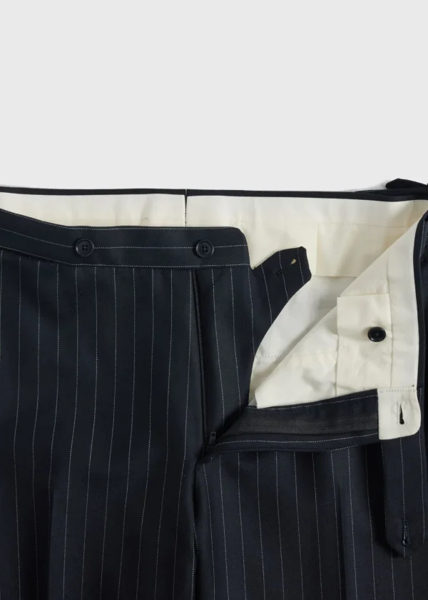 Bead Stripe Wool Suit