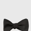 Black Grosgrain Bow Tie