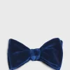 Blunt Edge Cotton Velvet Bow