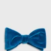 Blunt Edge Cotton Velvet Bow