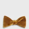 Blunt Edge Cotton Velvet Bow
