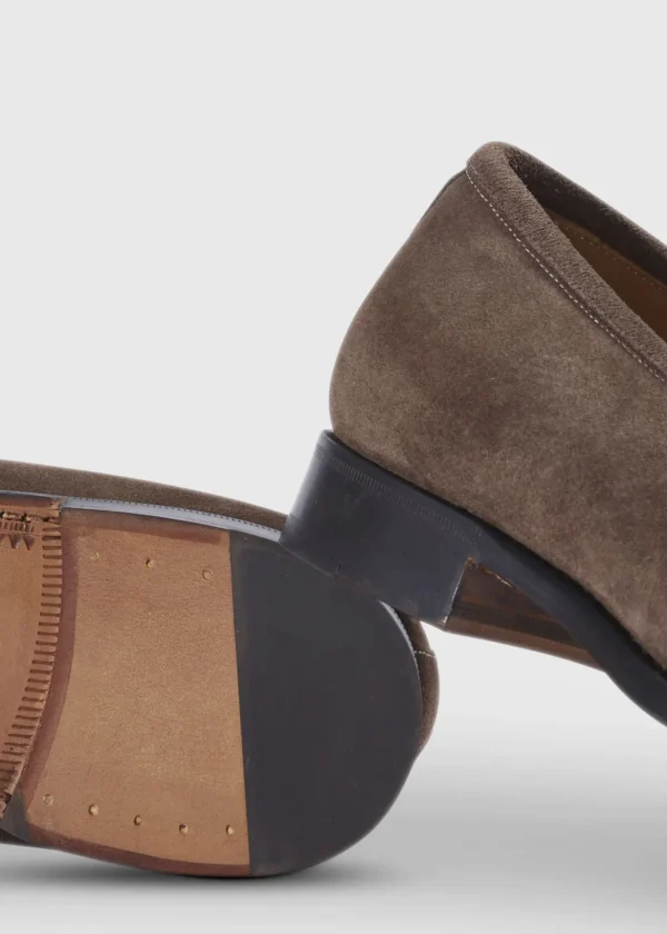 Bonte Suede Double Buckle Slip On