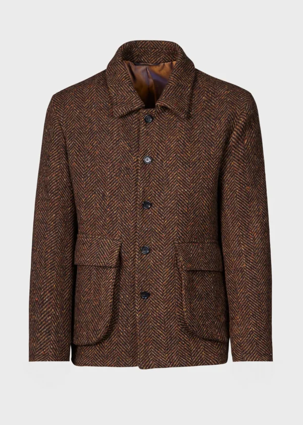 Brown Tweed Chore Coat