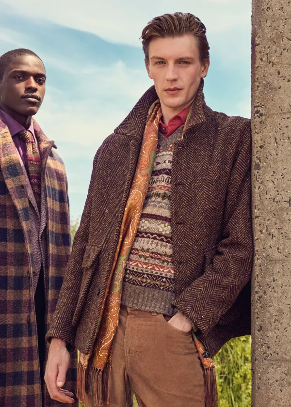 Brown Tweed Chore Coat