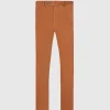 Brushed Cotton Plain Front Newton Pant