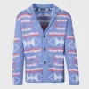 Button Front Knit Blazer