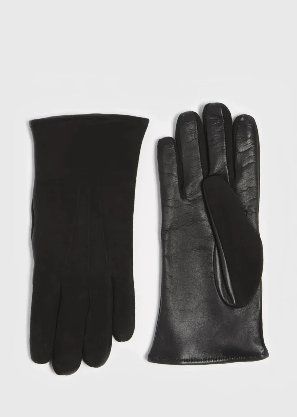 Capeskin And Suede Touch Screen Glove