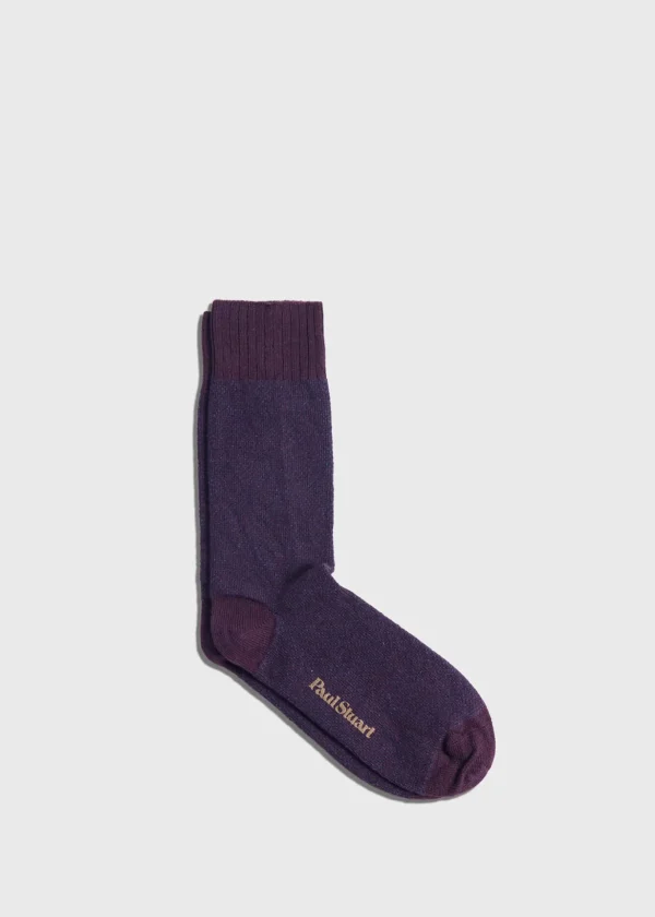 Cashmere Blend Oxford Sock