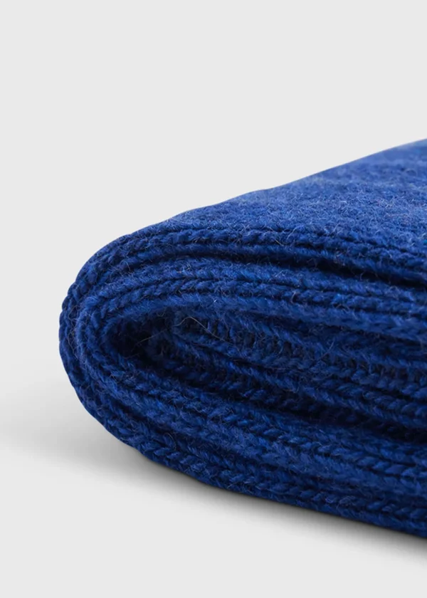 Cashmere Blend Ribbed Sock