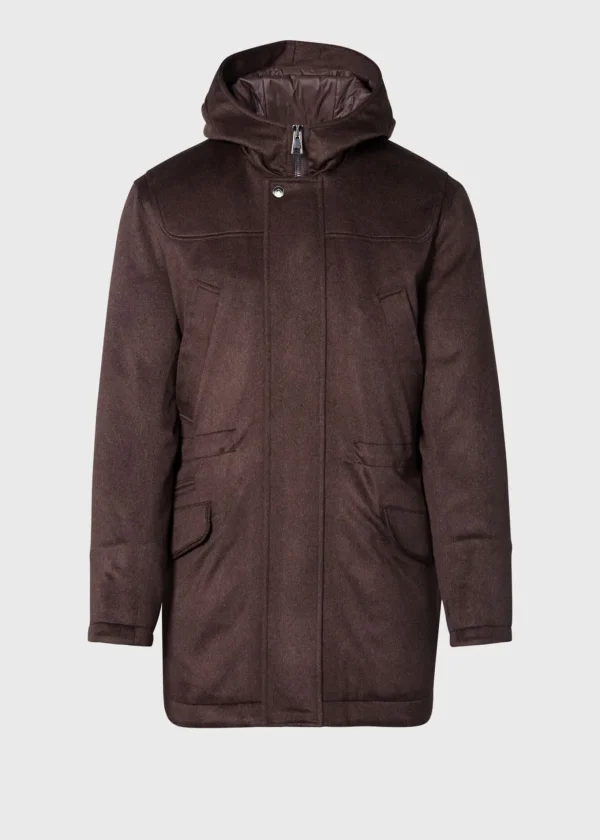 Cashmere Parka With Hood