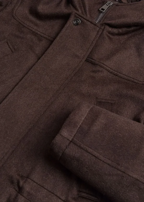 Cashmere Parka With Hood