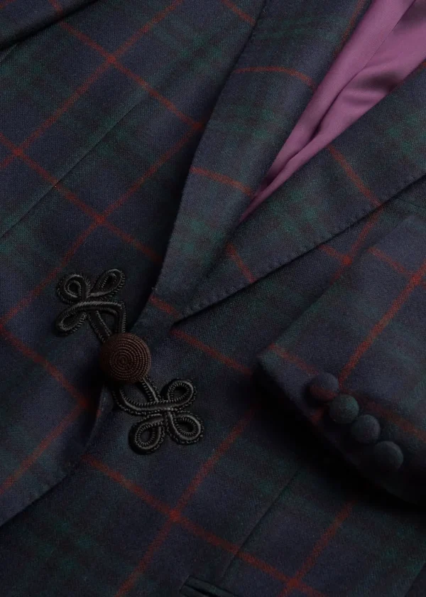 Cashmere Plaid Dinner Jacket