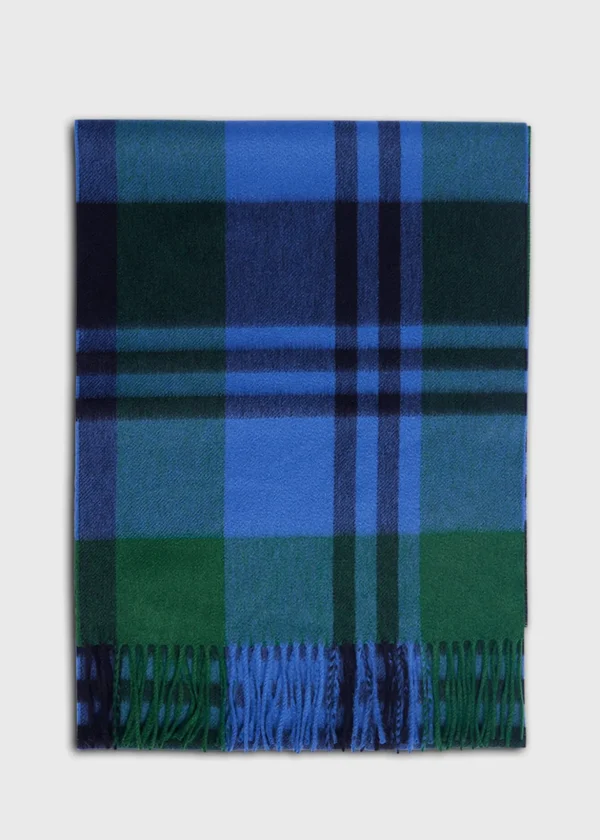 Cashmere Plaid Extra Wide Scarf