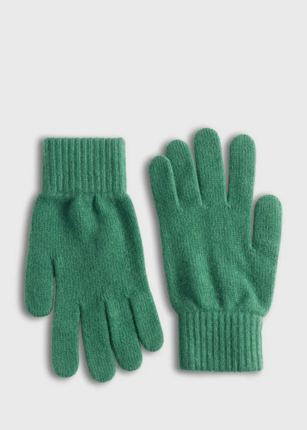 Cashmere Plain Knit Glove