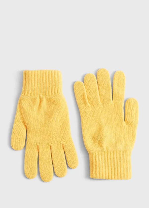 Cashmere Plain Knit Glove