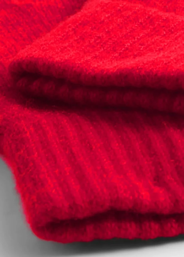 Cashmere Plain Knit Glove