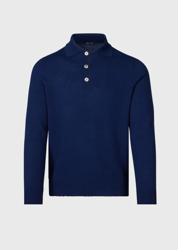 Cashmere Polo Sweater