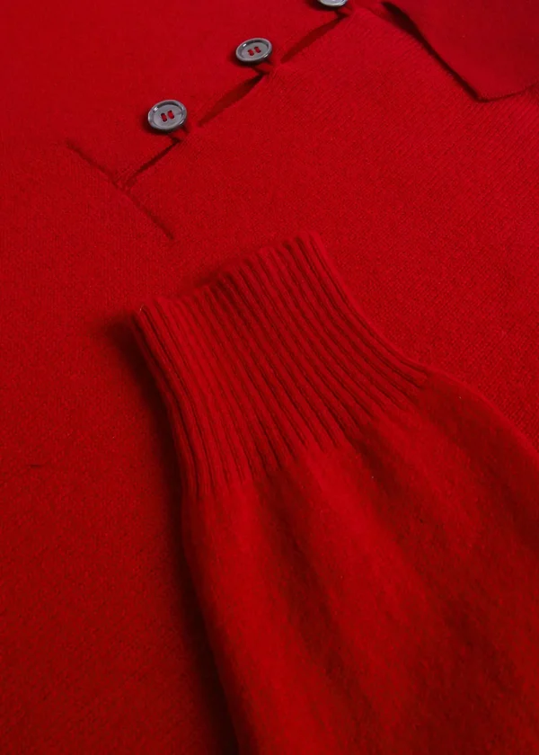 Cashmere Polo Sweater