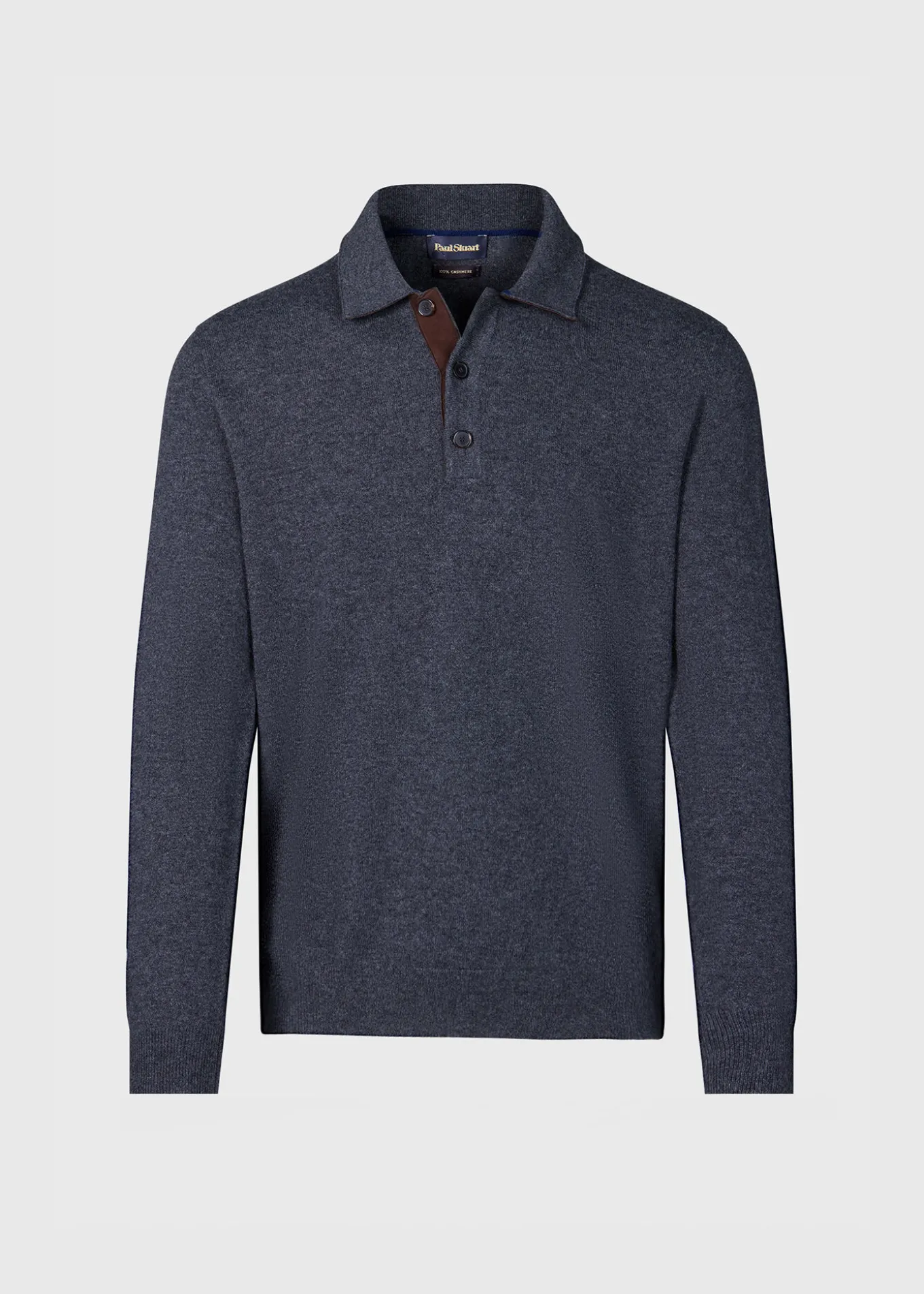 cashmere_polo_with_suede__0.webp Cashmere Polo With Suede Trim