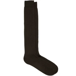 Cashmere Ribbed Sock