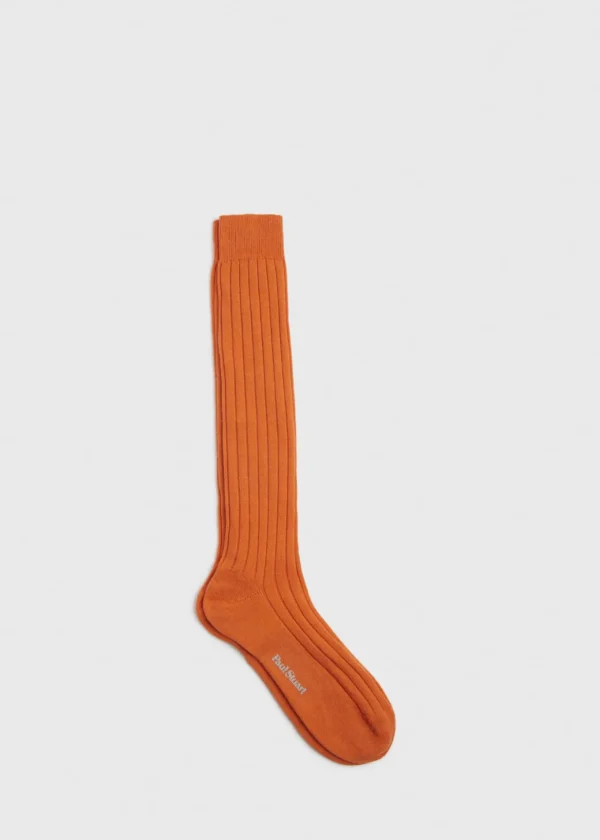 Cashmere Ribbed Sock