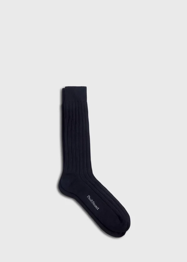 Cashmere Ribbed Sock