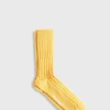 Cashmere Solid Ribbed Sock