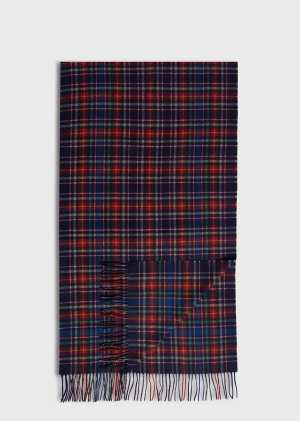 Cashmere Tartan Extra Wide Scarf