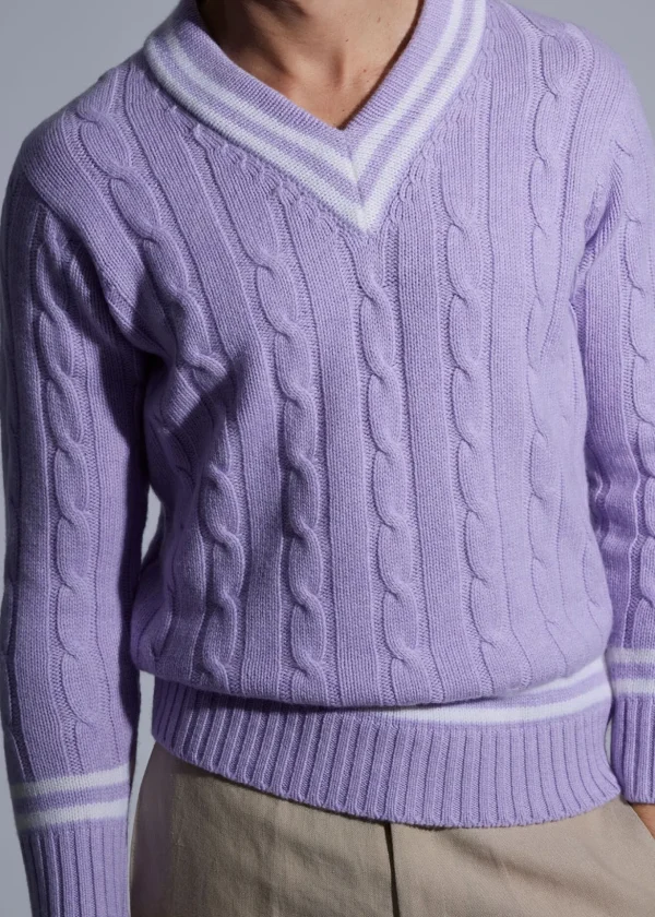 Cashmere Tennis Sweater