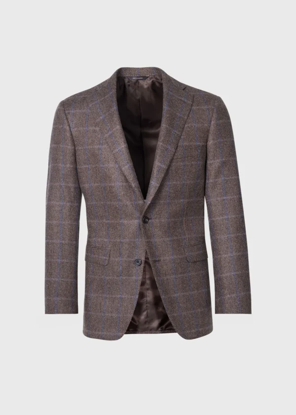 Cashmere Windowpane Paul Jacket
