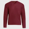 Classic Alpaca Links V-Neck Sweater