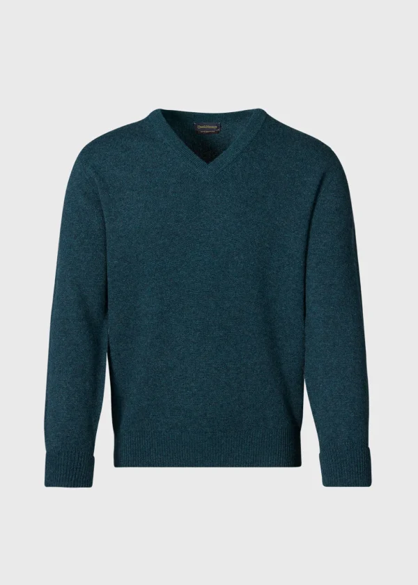 Classic Cashmere Double Ply V-Neck Sweater