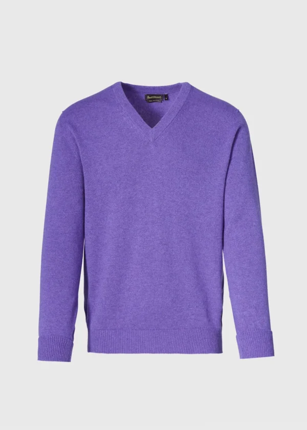 Classic Cashmere Double Ply V-Neck Sweater