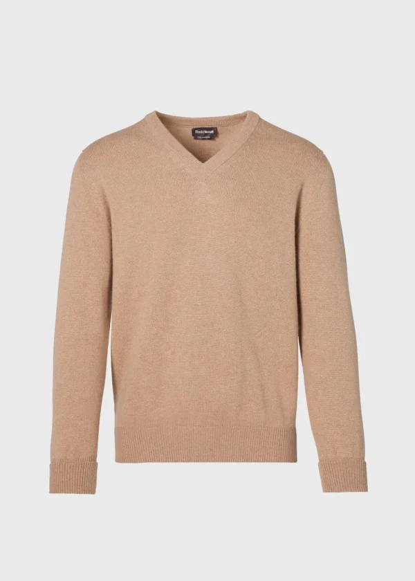 Classic Cashmere Double Ply V-Neck Sweater