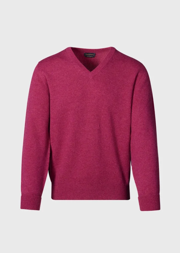 Classic Cashmere Double Ply V-Neck Sweater