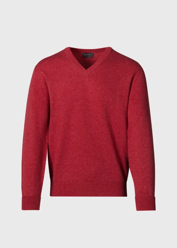 Classic Cashmere Double Ply V-Neck Sweater