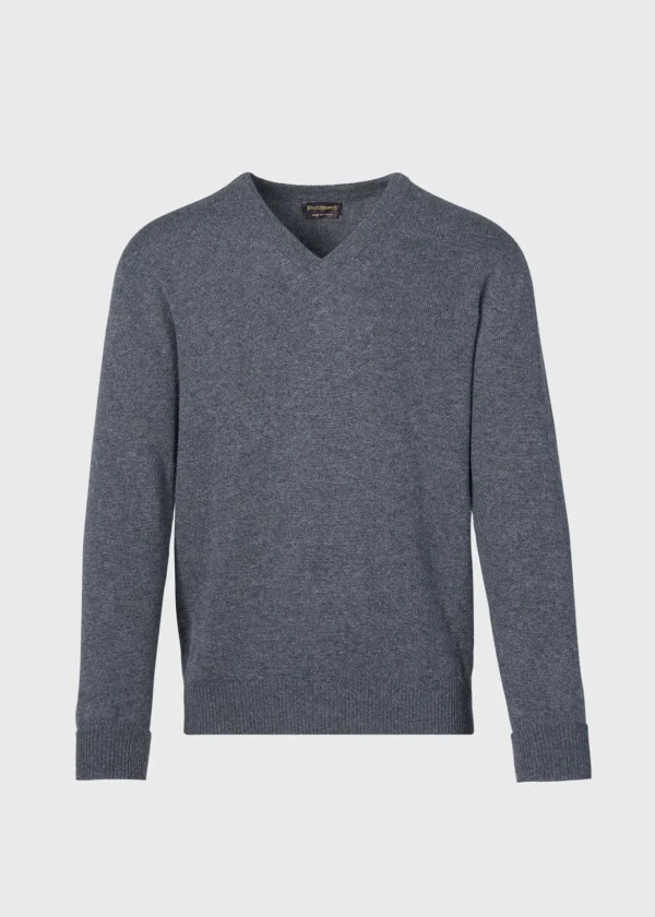 Classic Cashmere Double Ply V-Neck Sweater