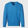 Classic Cashmere Double Ply V-Neck Sweater