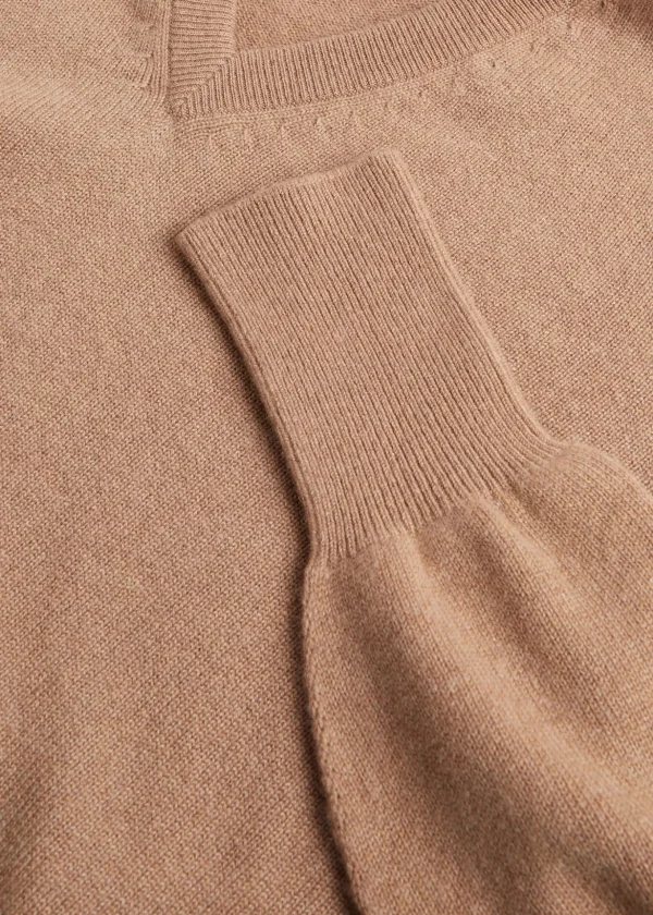 Classic Cashmere Double Ply V-Neck Sweater