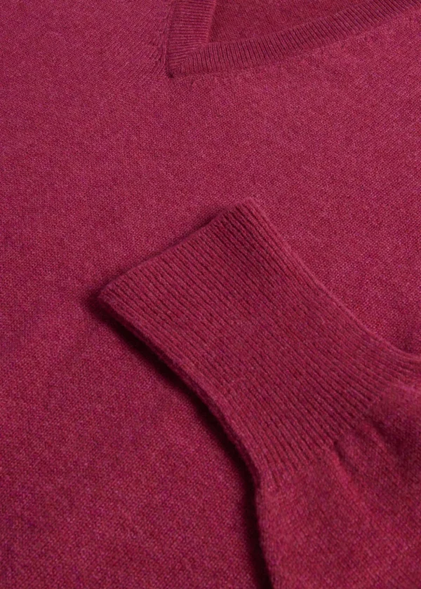 Classic Cashmere Double Ply V-Neck Sweater