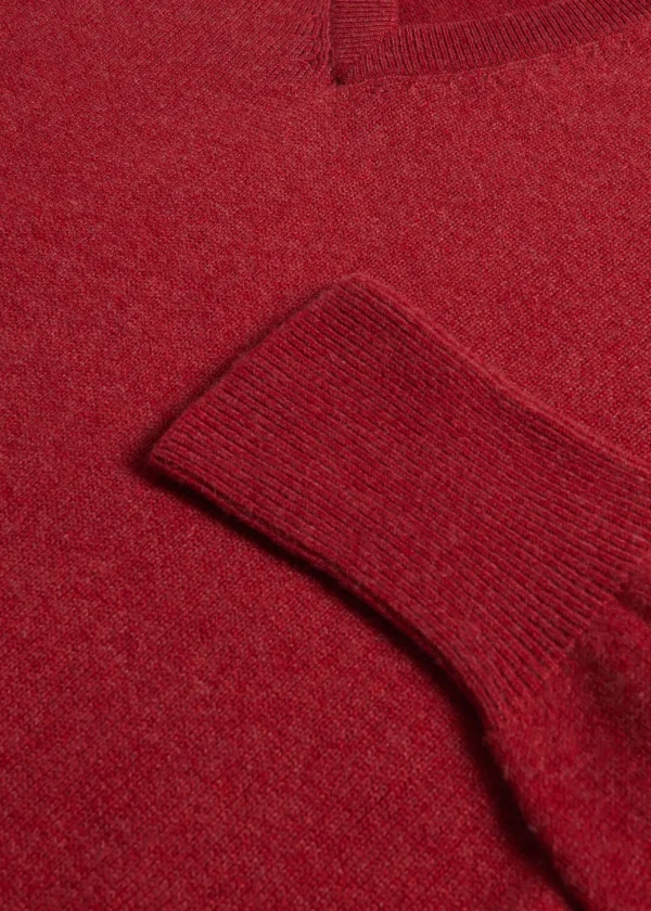 Classic Cashmere Double Ply V-Neck Sweater