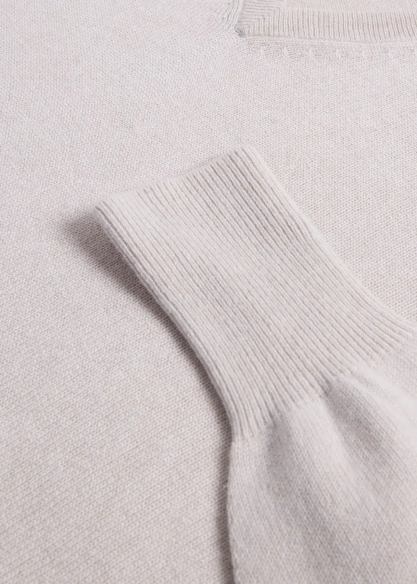 Classic Cashmere Double Ply V-Neck Sweater