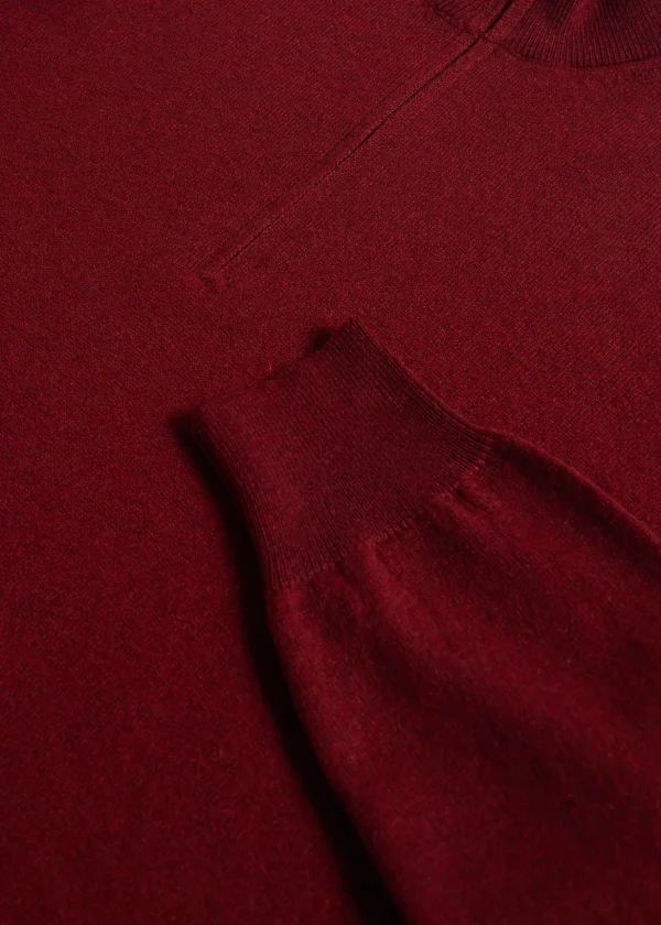 Classic Cashmere Quarter Zip Sweater