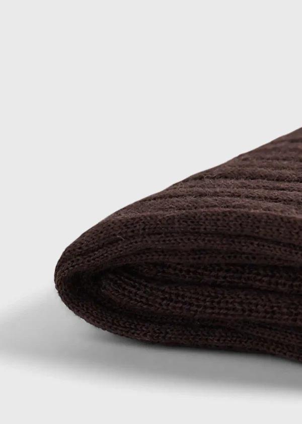 Classic Merino Wool Ribbed Sock