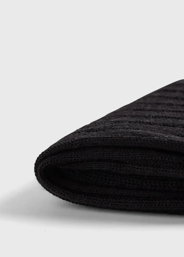 Classic Merino Wool Ribbed Sock